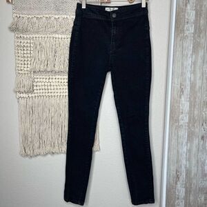 We the free by free people black high rise skinny jeans size 25